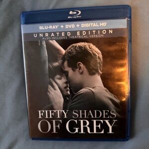 Fifty Shades of Grey Unrated (Blu-ray DVD, 2015) Disc Tested, Working